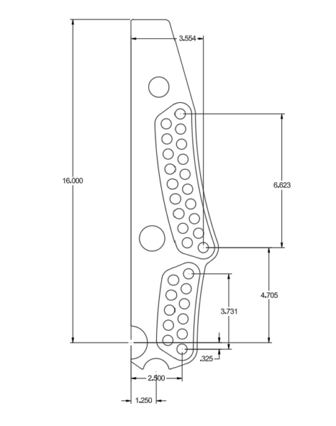 TRZ Chassis 4-Link Brackets
