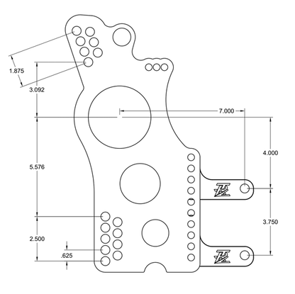 4-Link Bracket Kit (Housing Side)